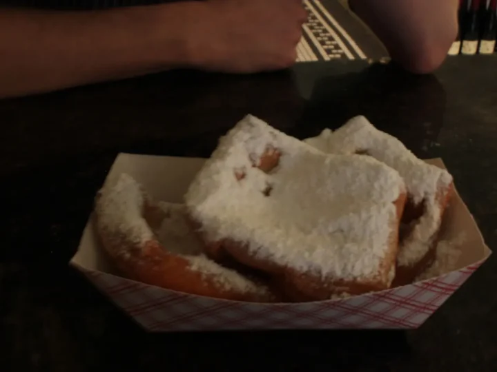 Beignets served on Royal Street in New Orleans